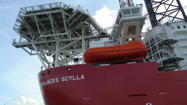 Seajacks Scylla arrives at Port of Taichung TGS 4C | 4C Offshore News