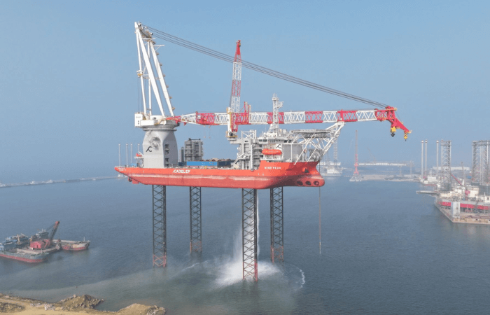 Cadeler names new jack-up vessel TGS 4C | 4C Offshore News