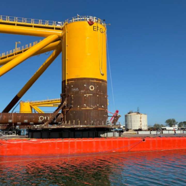 First foundation floated for 30MW French wind farm TGS 4C | 4C Offshore ...