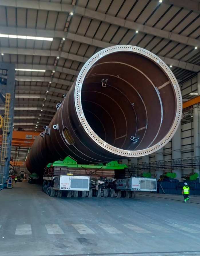 First Hornsea 3 monopile rolls off factory floor TGS 4C | 4C Offshore News
