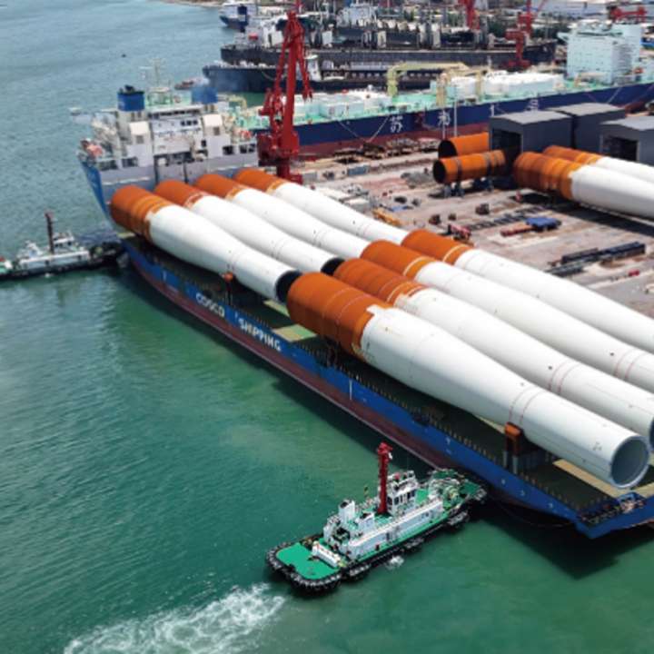 First of many XXL monopiles en route to Scottish wind farm TGS 4C | 4C ...