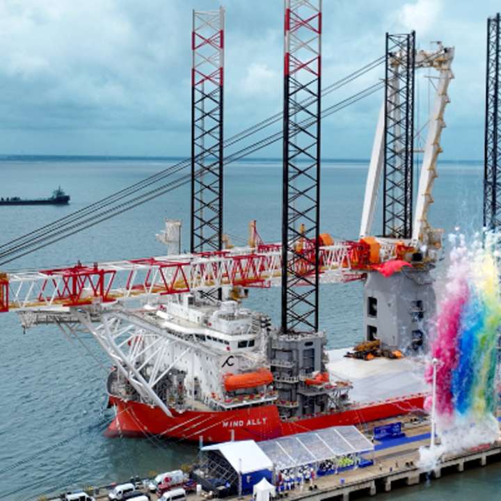 Cadeler takes delivery of first A-class vessel TGS 4C | 4C Offshore News
