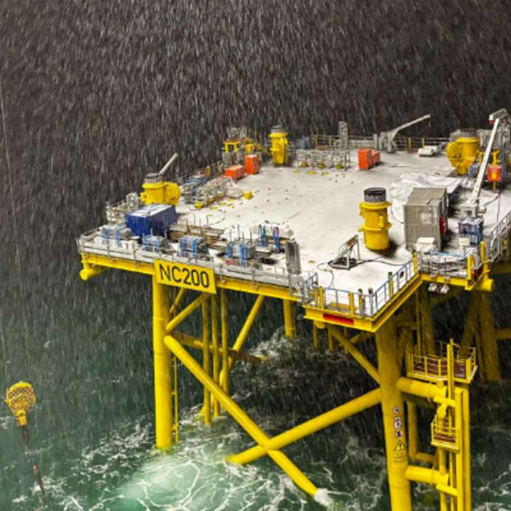 Installation Logistics Rwe RWE battles snow and sleet to install offshore substation foundations ...