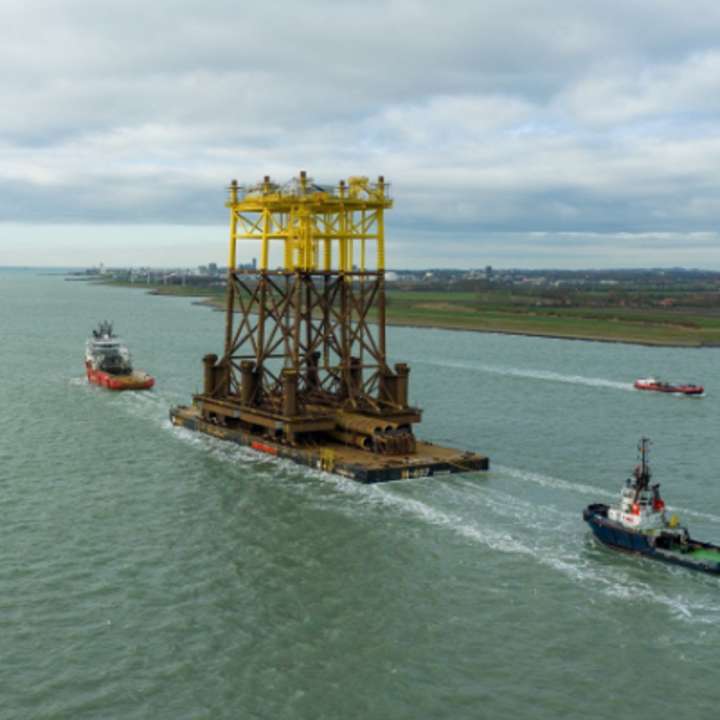 Jasmund topside and jacket set sail for Baltic Sea TGS 4C | 4C Offshore ...