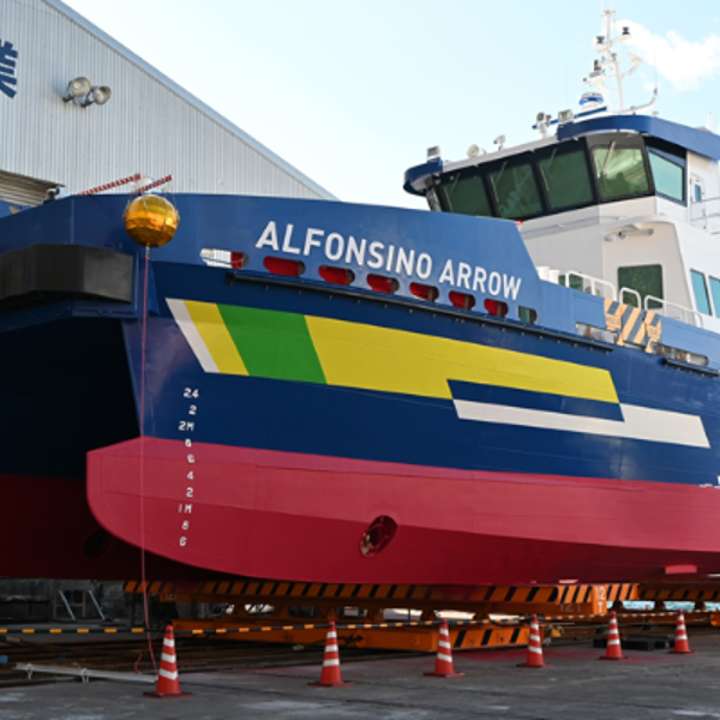 NYK welcomes first Japan-made offshore wind crew transfer vessel TGS 4C ...
