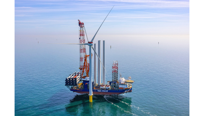 Ecowende installs the first of 52 wind turbines TGS 4C | 4C Offshore News